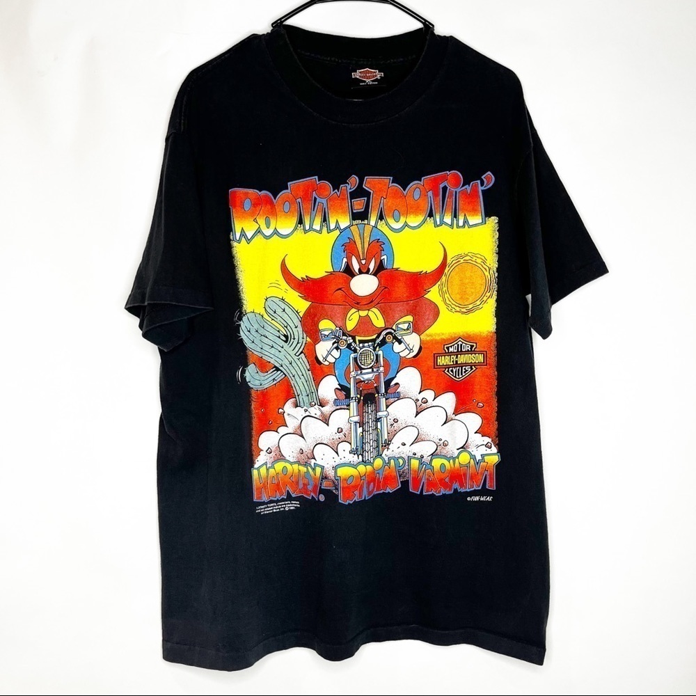 Vintage Harley-Davidson Rootin'-Tootin' Harley-Ridin' Varmint T-Shirt ©1991